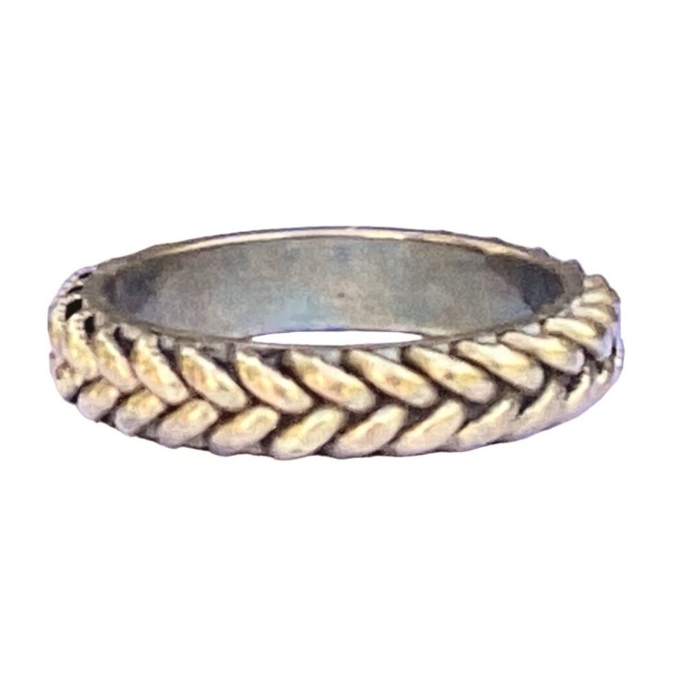 Chunky Braided Look Brass and Lac Lakh Bangle Bracelet India - Picture 3 of 5